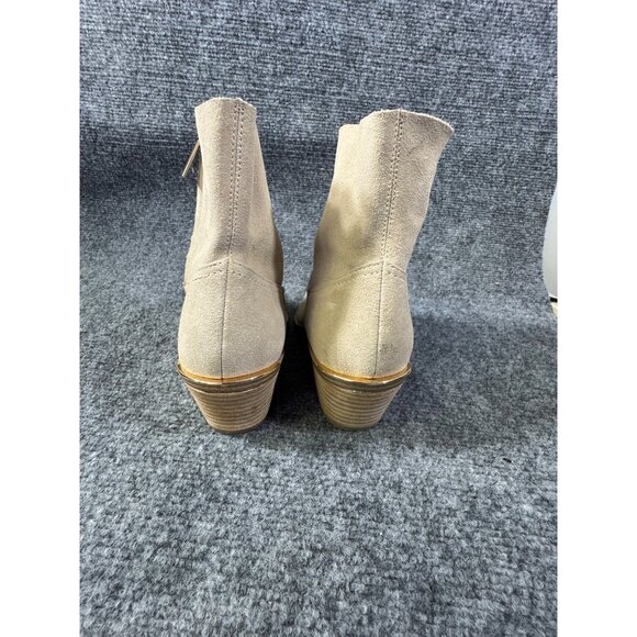 Steve Madden Womens Size 6.5M Braylen  Ankle Boots Beige Suede Pointed Toe - Picture 10 of 14
